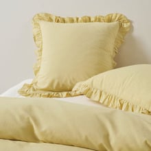 Vintage Ruffle Cotton & Linen European Pillowcase